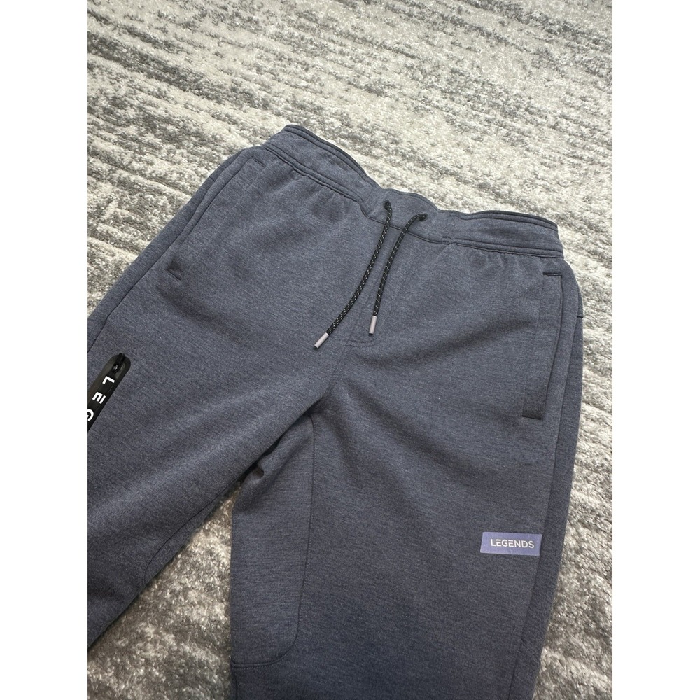 Legends Jogger Pants Mens Large Blue Athletic Tapered Fit‎ Sweatpants Pockets